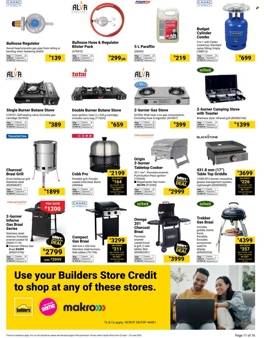 Builders specials - 04.22.2025 - 06.23.2025. 