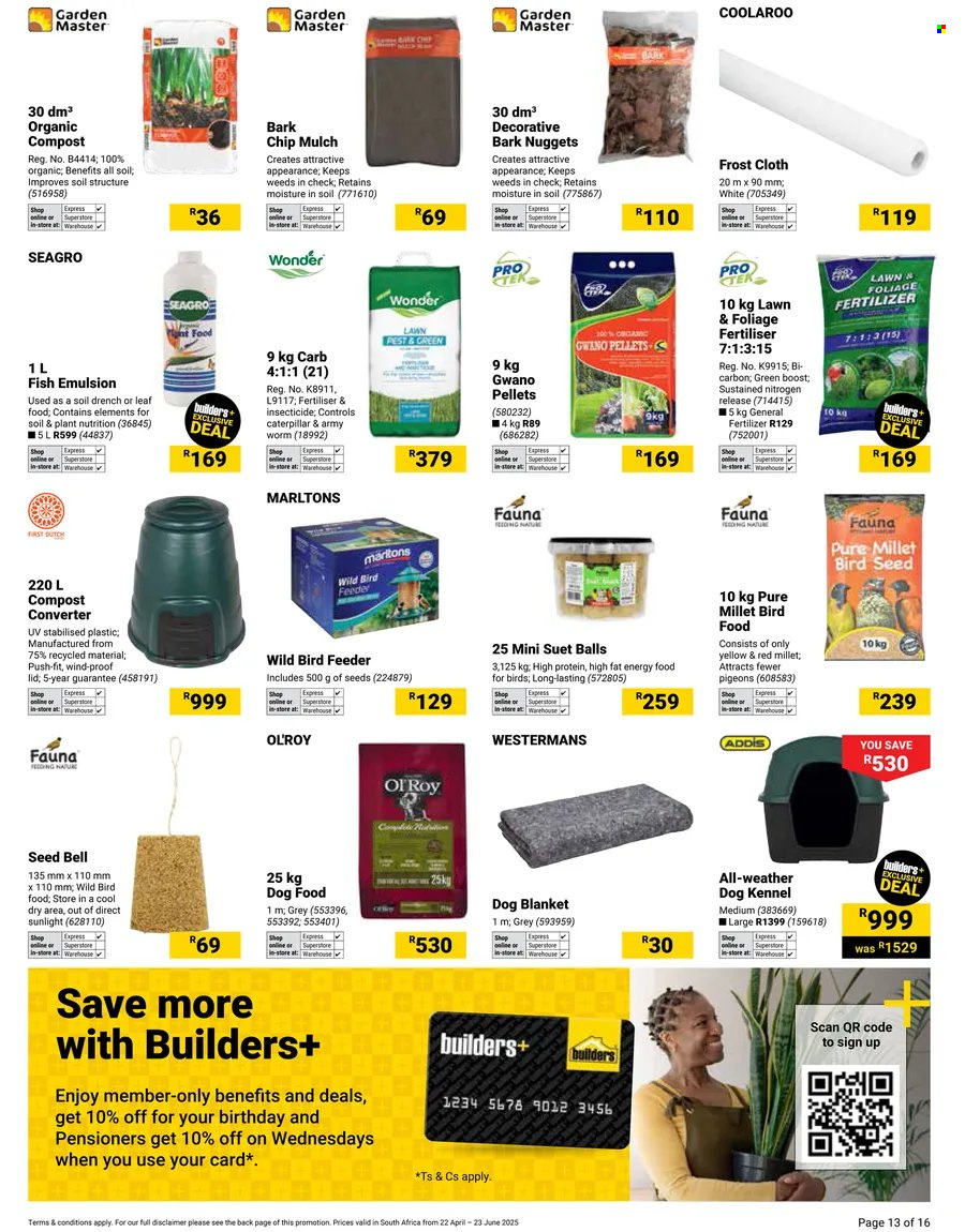 Builders specials - 04.22.2025 - 06.23.2025. 