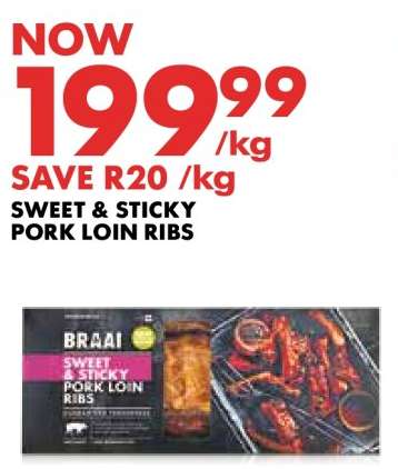 Sweet & Sticky Pork Loin Ribs