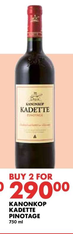 KANONKOP KADETTE PINOTAGE