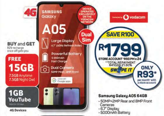 Samsung Galaxy A05 64GB