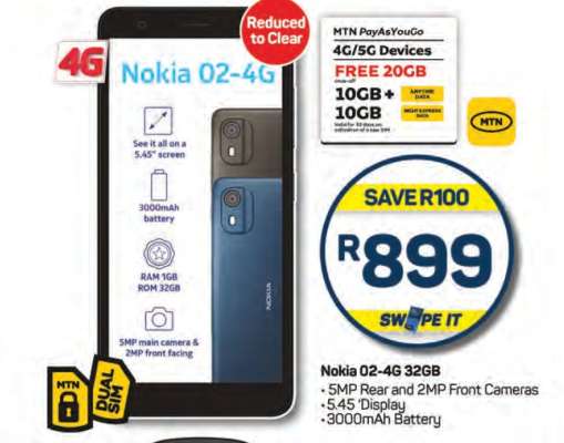 Nokia 02-4G 32GB