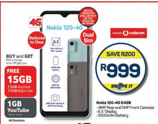 Nokia 120-4G 64GB