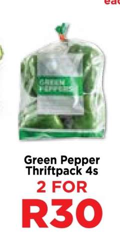 Green Pepper Thriftpack 4s