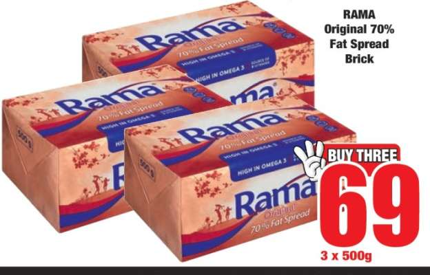 Rama Original 70% Fat Spread Brick