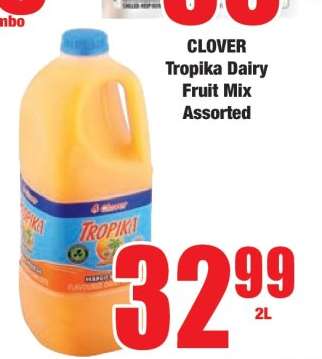 CLOVER Tropika Dairy Fruit Mix Assorted
