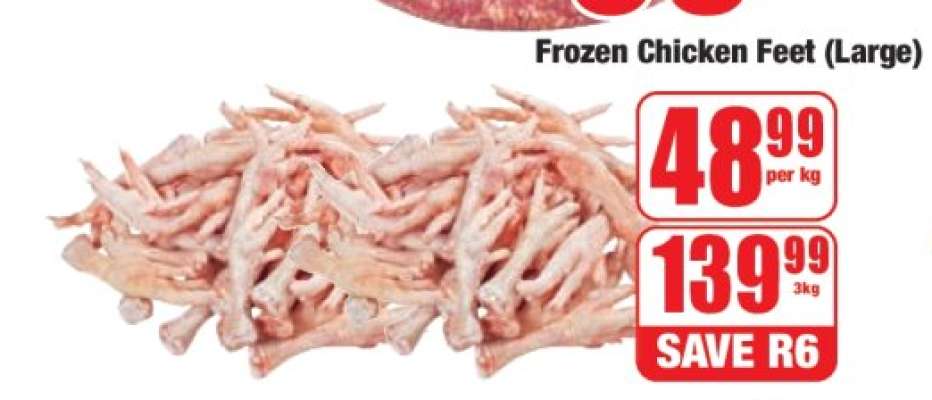 Frozen Chicken Feet (Large)