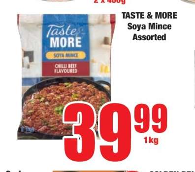 TASTE & MORE Soya Mince Assorted