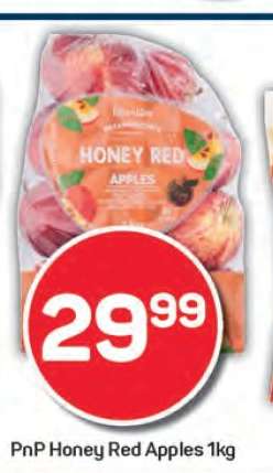 PnP Honey Red Apples 1kg
