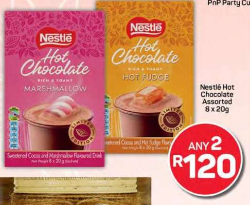 Nestlé Hot Chocolate Assorted 8 x 20g