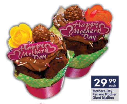 Mothers Day Ferrero Rocher Giant Muffins