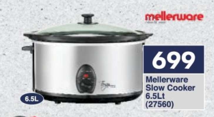Mellerware Slow Cooker 6.5Lt