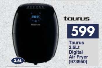 Taurus 3.6Lt Digital Air Fryer