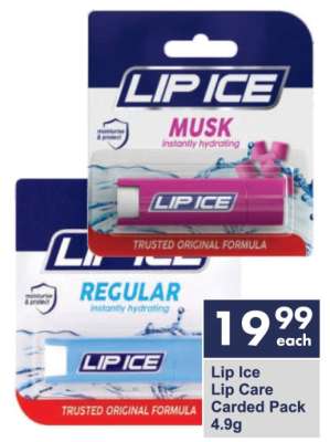 Lip Ice Lip Care Carded Pack 4.9g