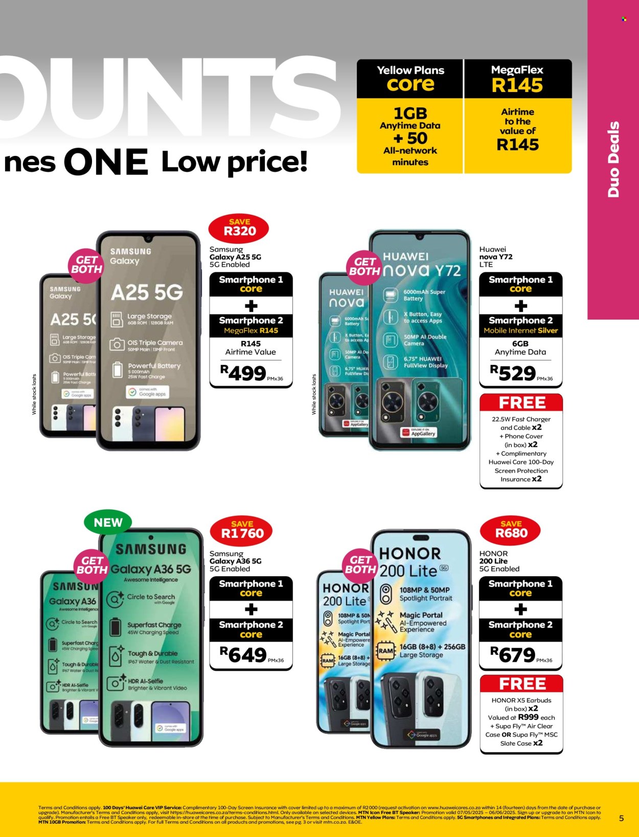 MTN specials - 05.07.2025 - 06.06.2025. 