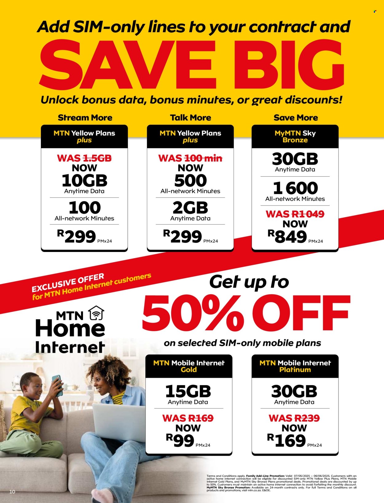 MTN specials - 05.07.2025 - 06.06.2025. 