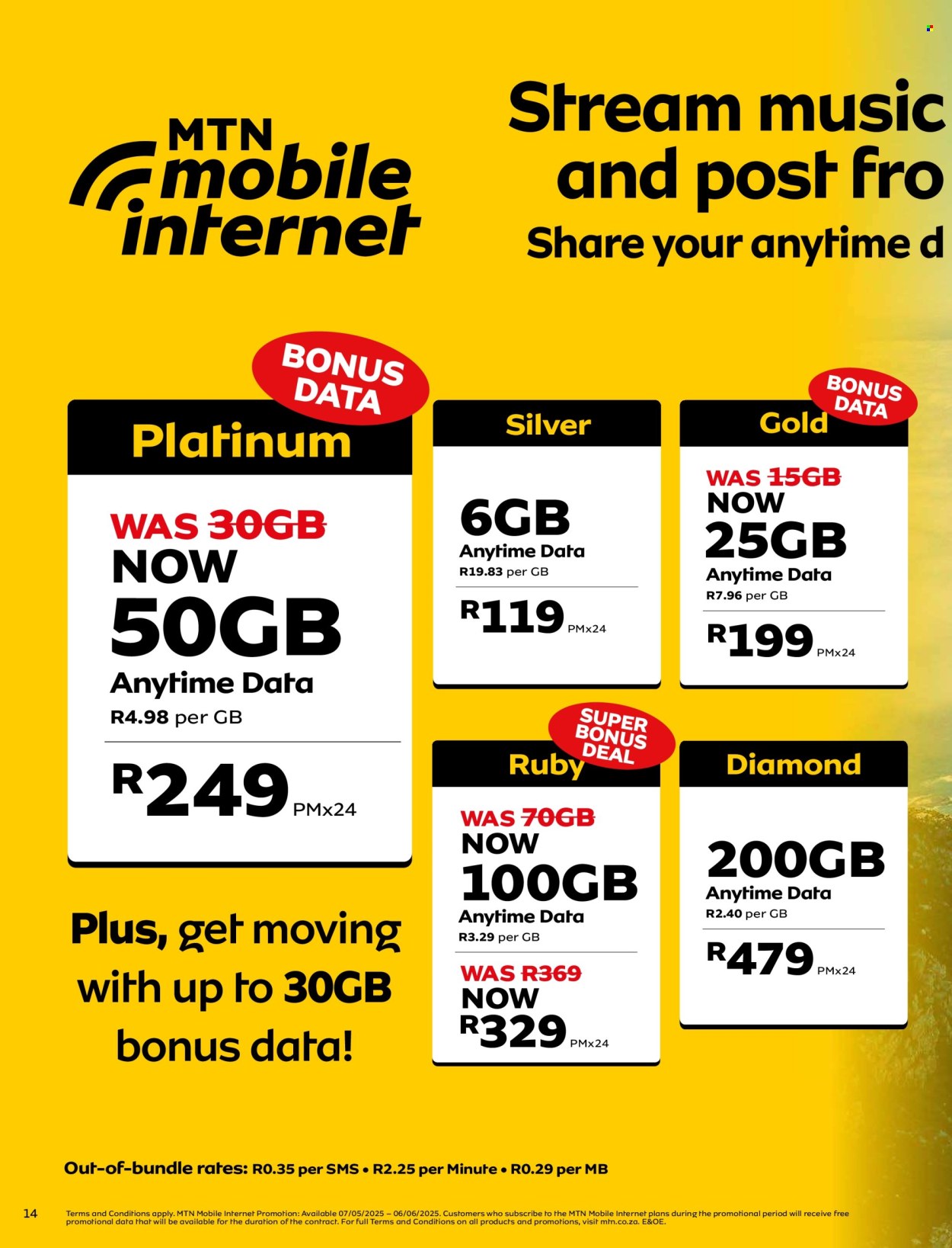 MTN specials - 05.07.2025 - 06.06.2025. 