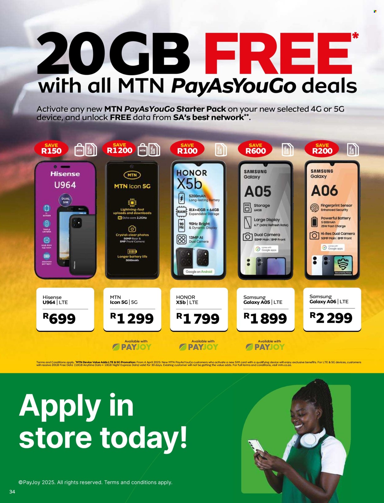 MTN specials - 05.07.2025 - 06.06.2025. 
