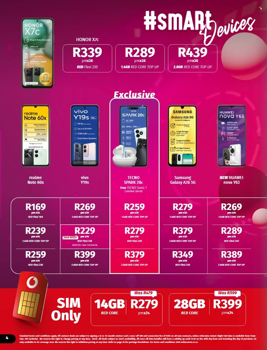Vodacom specials - 05.07.2025 - 06.09.2025. 