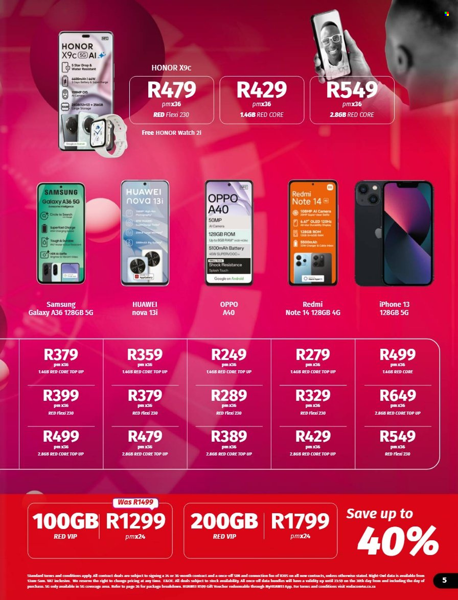 Vodacom specials - 05.07.2025 - 06.09.2025. 