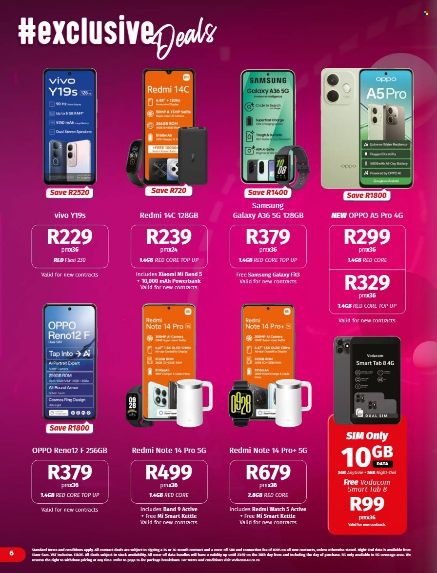 Vodacom specials - 05.07.2025 - 06.09.2025. 
