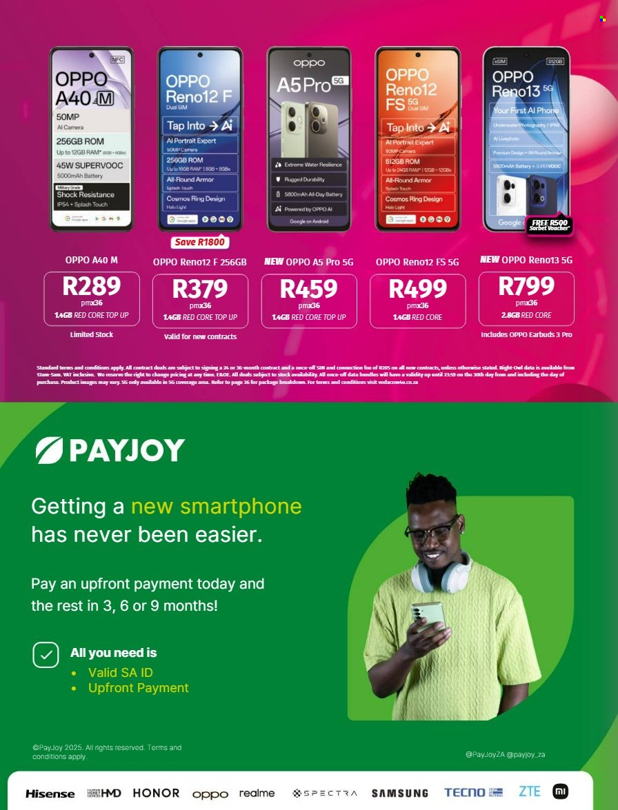 Vodacom specials - 05.07.2025 - 06.09.2025. 