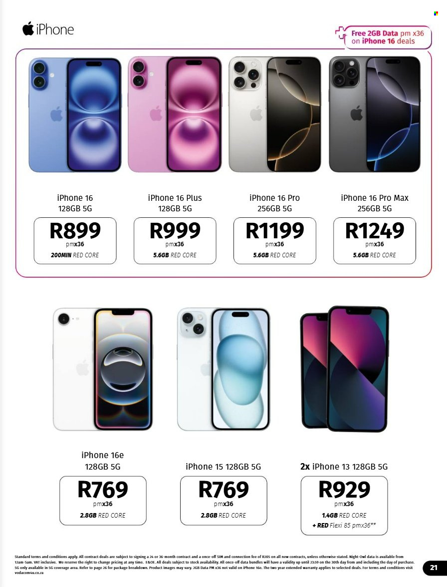 Vodacom specials - 05.07.2025 - 06.09.2025. 