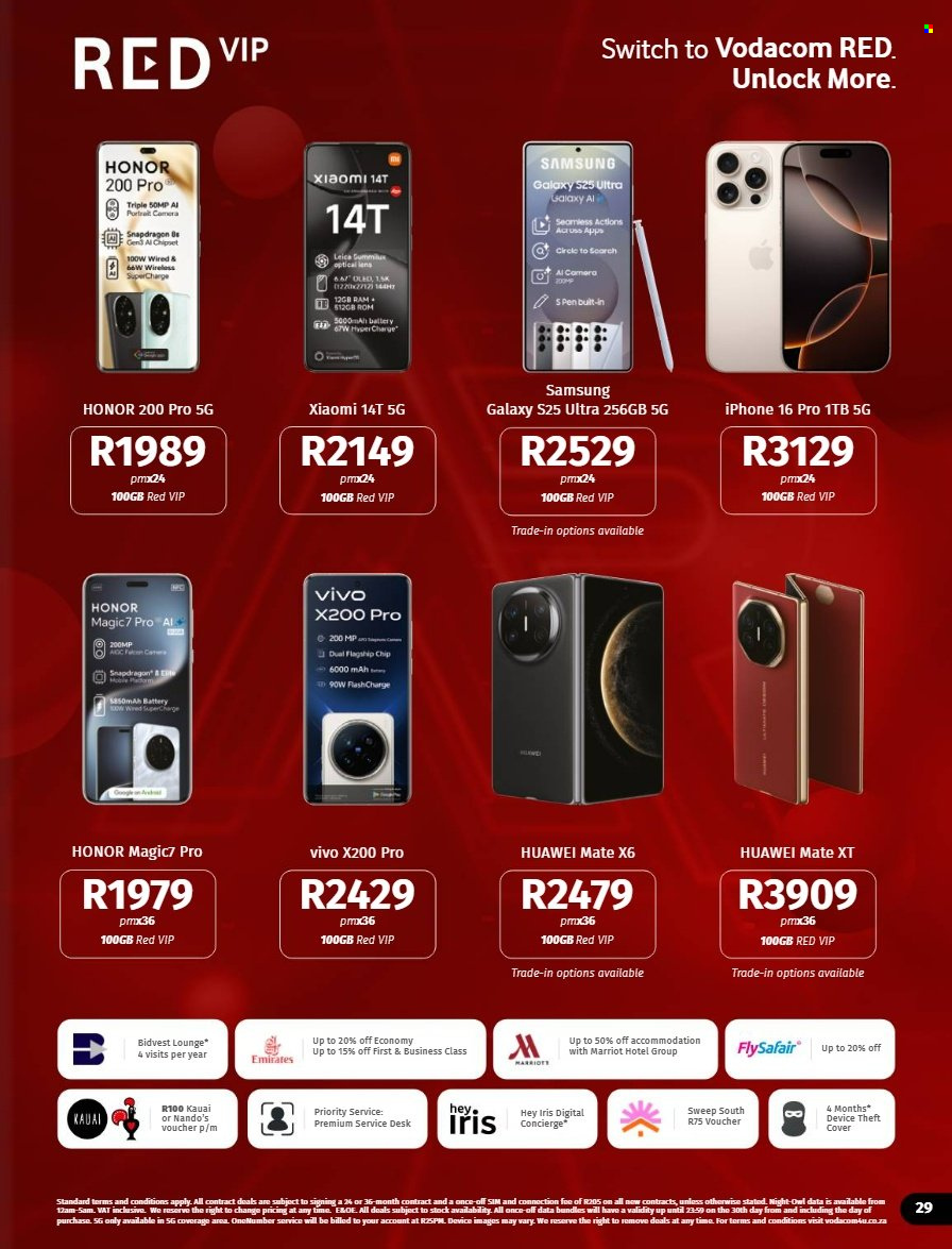 Vodacom specials - 05.07.2025 - 06.09.2025. 