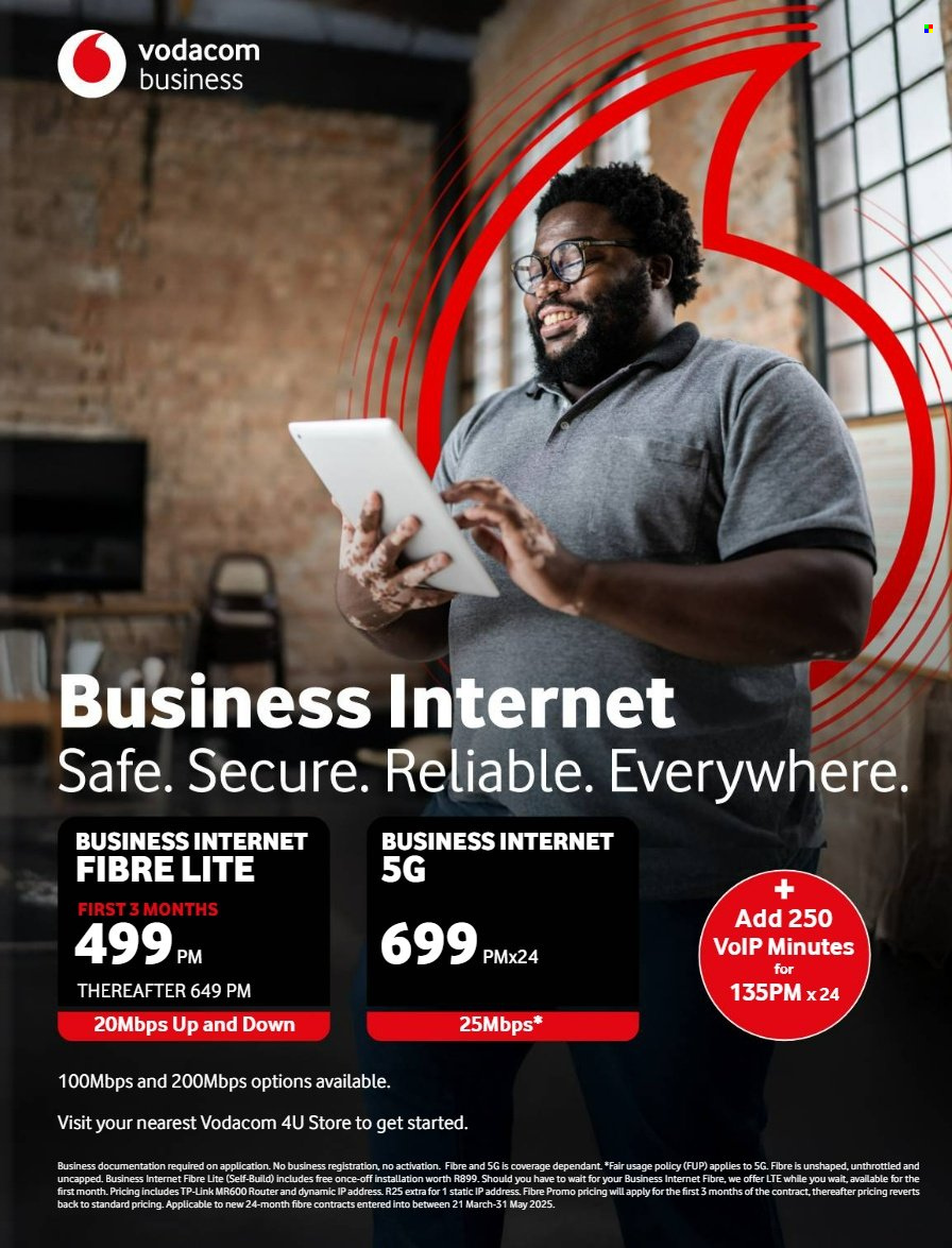 Vodacom specials - 05.07.2025 - 06.09.2025. 