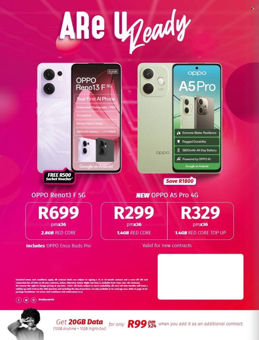 Vodacom specials - 05.07.2025 - 06.09.2025. 