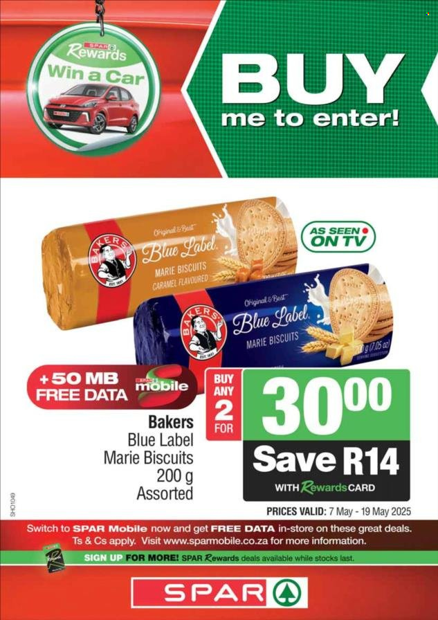 SPAR specials - 05.07.2025 - 05.19.2025. 