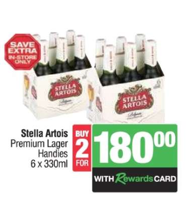 Stella Artois Premium Lager Handies