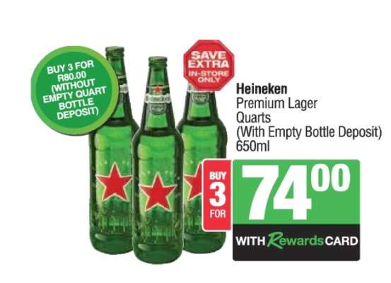 Heineken Premium Lager Quarts