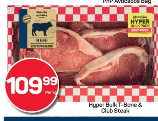 Hyper Bulk T-Bone & Club Steak