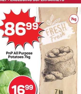 PnP All Purpose Potatoes 7kg
