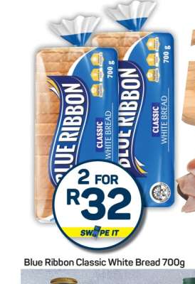 Blue Ribbon Classic White Bread 700g