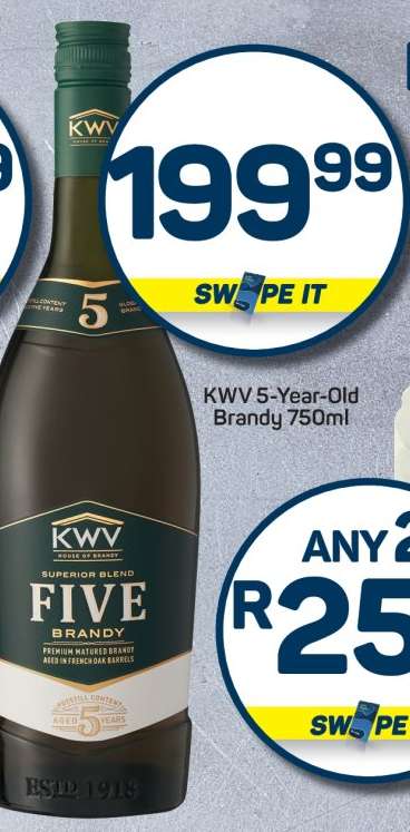 KWV 5 Year Old Brandy