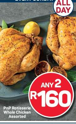PnP Rotisserie Whole Chicken Assorted