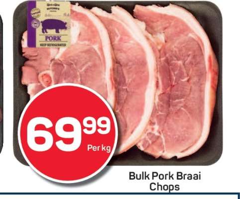 Bulk Pork Braai Chops