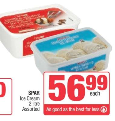 SPAR Ice Cream