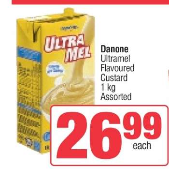 Danone Ultramel Flavoured Custard