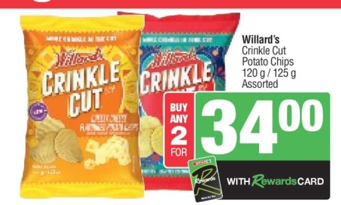 Willard's Crinkle Cut Potato Chips