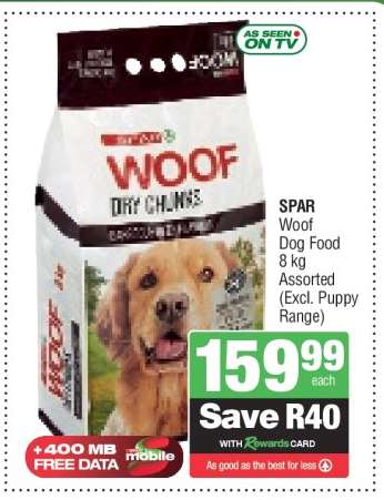 SPAR Woof Dog Food