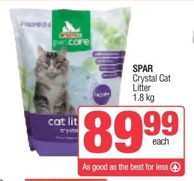 SPAR Crystal Cat Litter