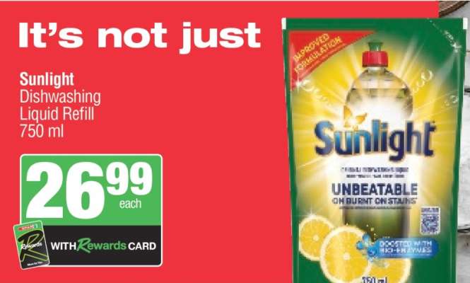 SUNLIGHT Dishwashing Liquid Refill