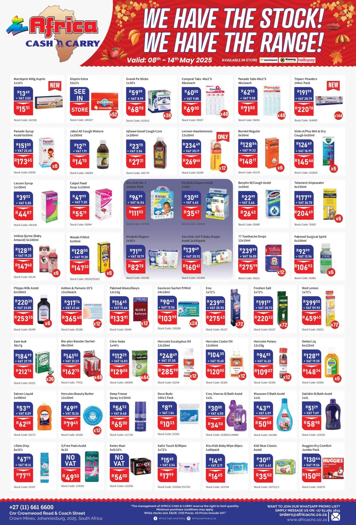 Africa Cash & Carry specials - 05.08.2025 - 05.14.2025. 