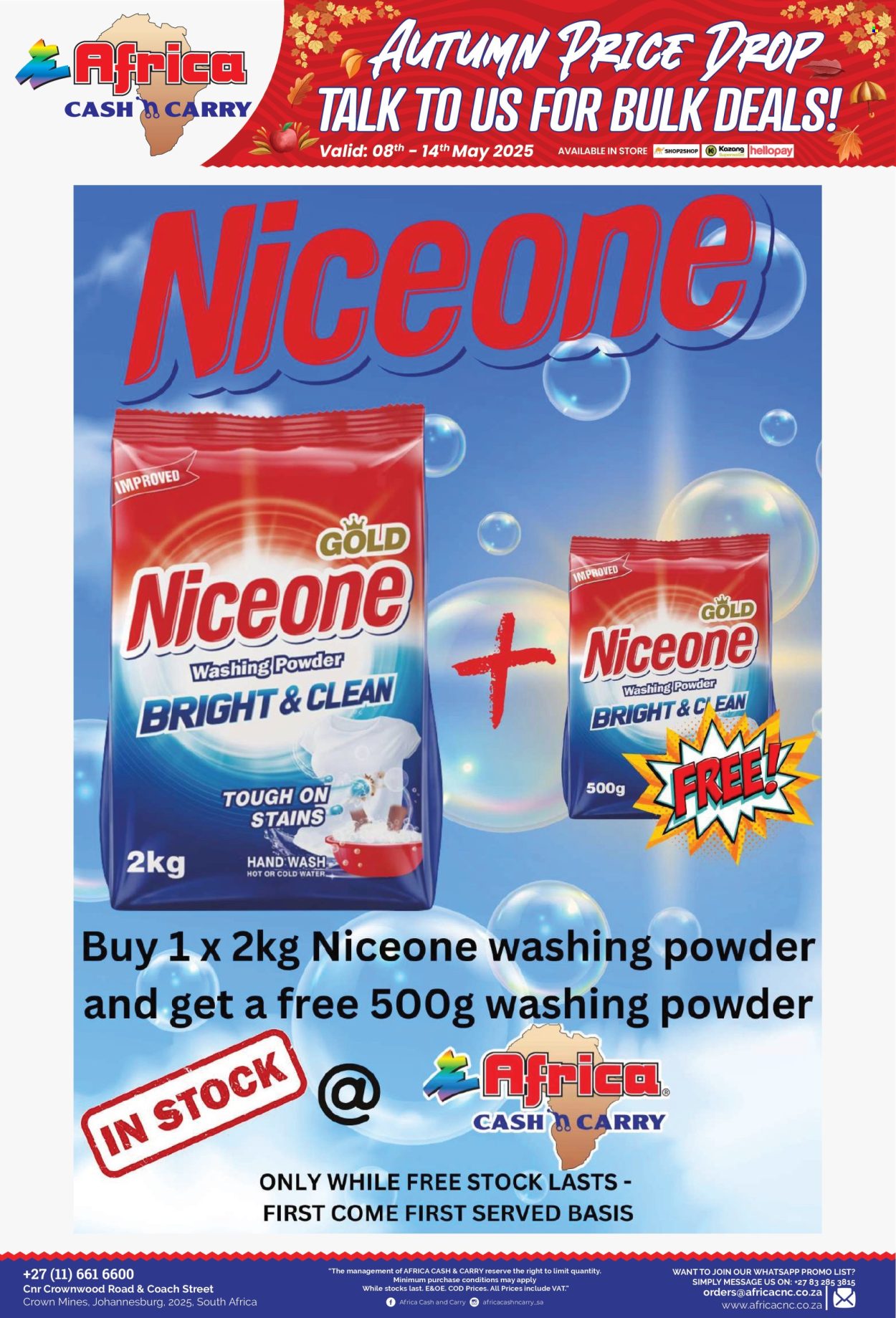 Africa Cash & Carry specials - 05.08.2025 - 05.14.2025. 