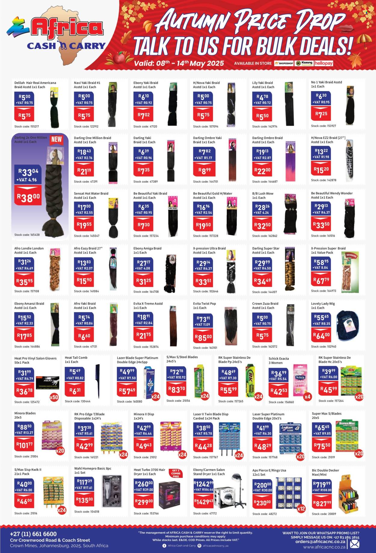 Africa Cash & Carry specials - 05.08.2025 - 05.14.2025. 