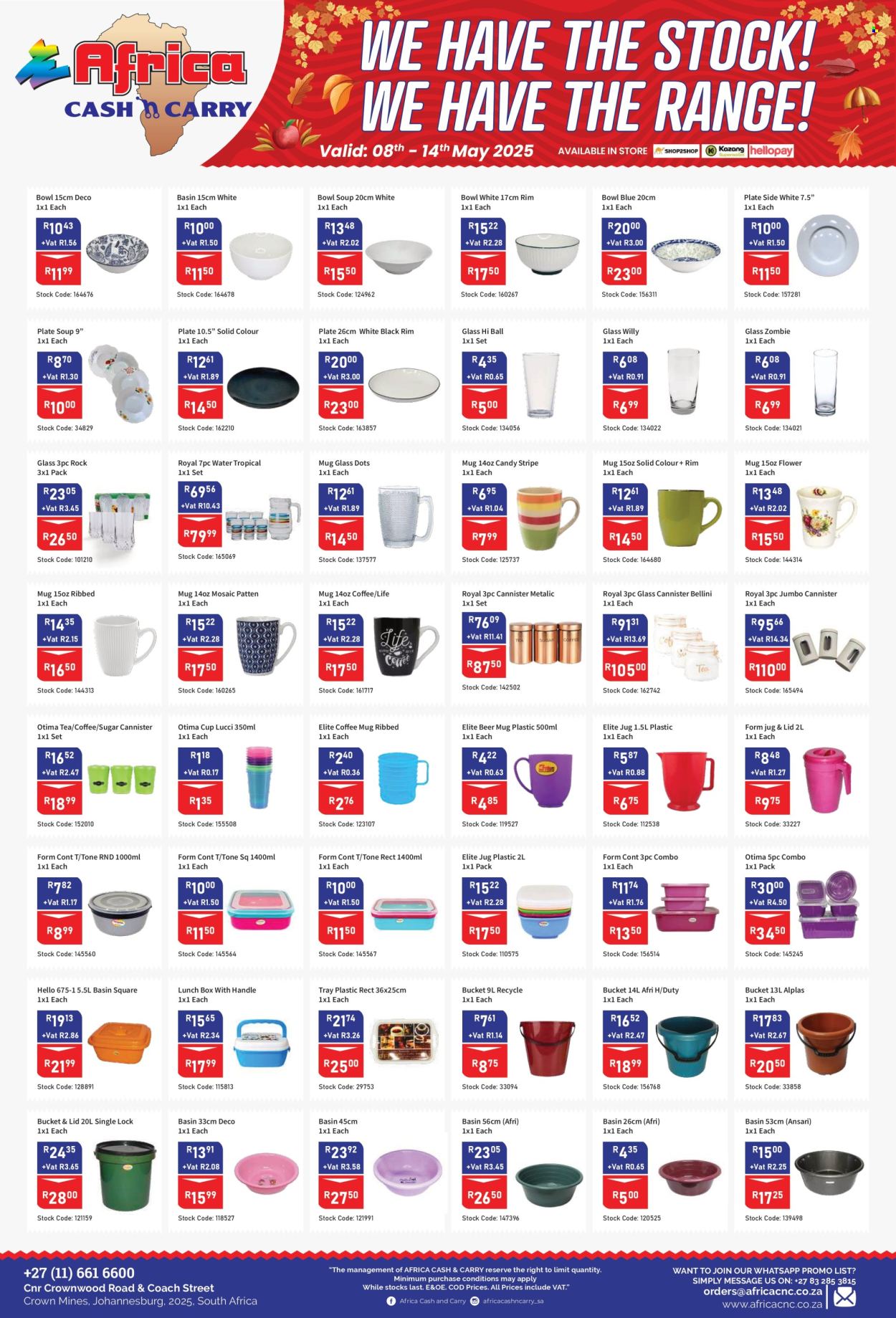 Africa Cash & Carry specials - 05.08.2025 - 05.14.2025. 