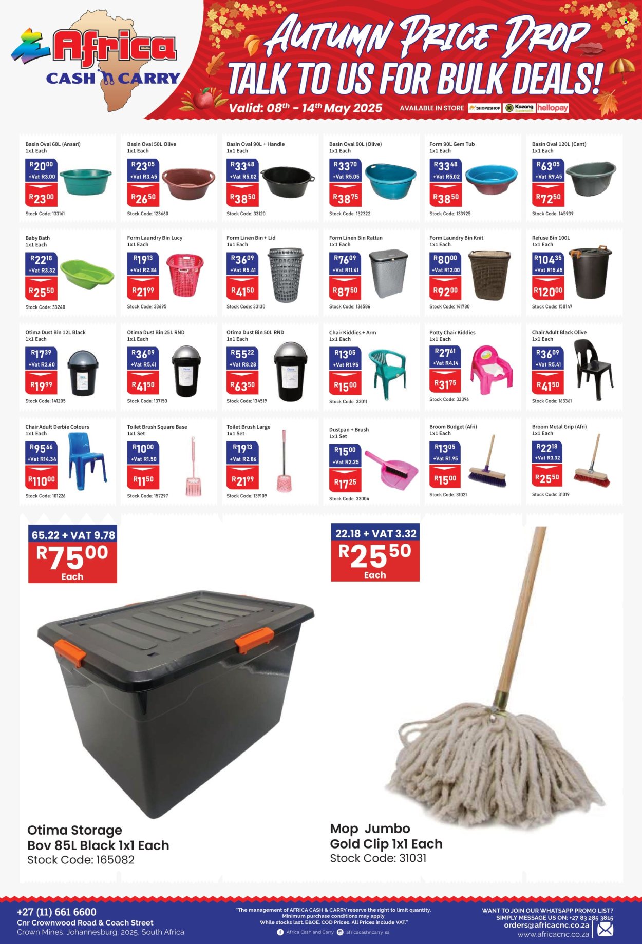 Africa Cash & Carry specials - 05.08.2025 - 05.14.2025. 